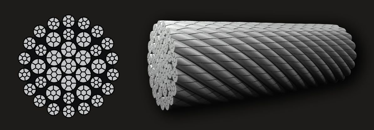 37x7 Compacted Non Rotating Wire Rope - Astro Wire Rope